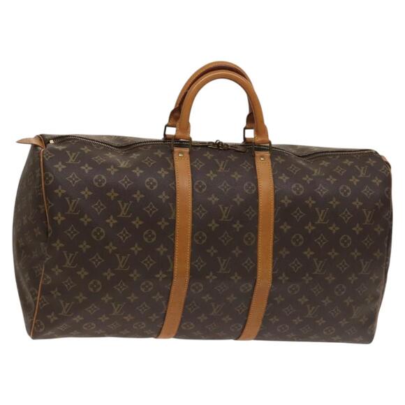LOUIS VUITTON Monogram Keepall 55 Boston Bag M41424 - Picture 1 of 16